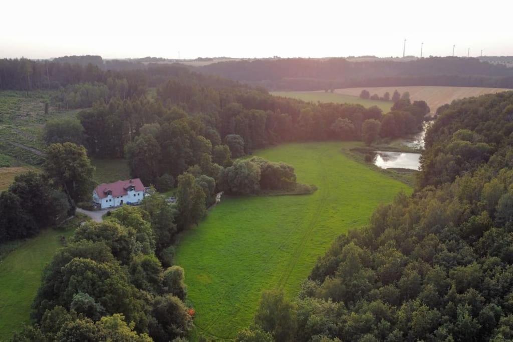 Wald-Apartment Limabach - Oberfrohna Buitenkant foto