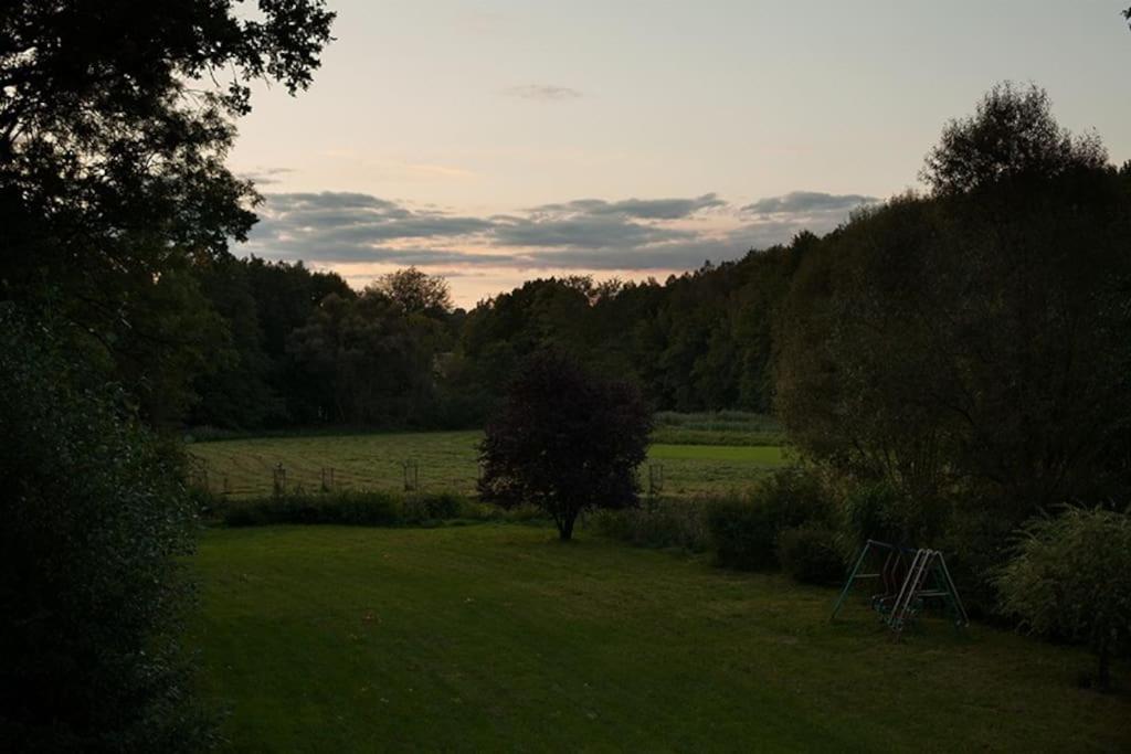 Wald-Apartment Limabach - Oberfrohna Buitenkant foto