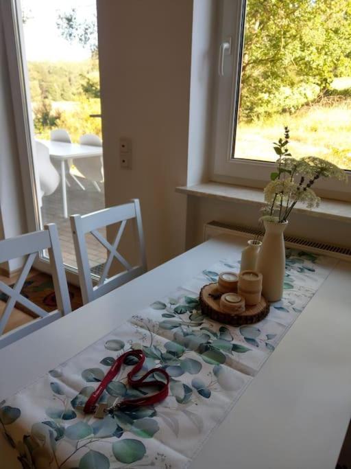 Wald-Apartment Limabach - Oberfrohna Buitenkant foto