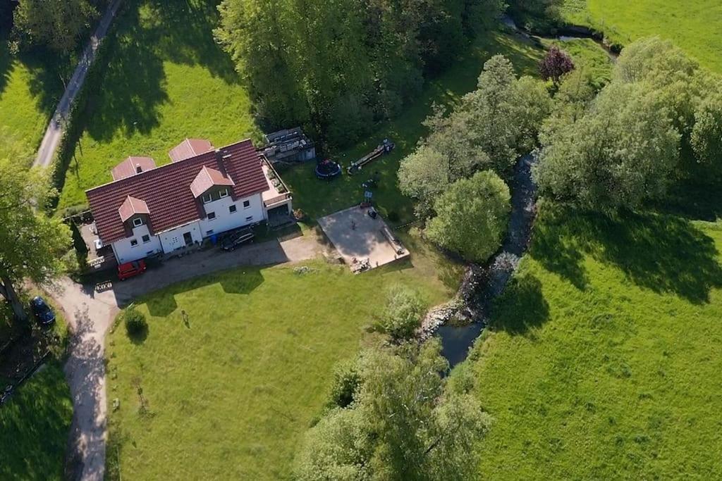 Wald-Apartment Limabach - Oberfrohna Buitenkant foto