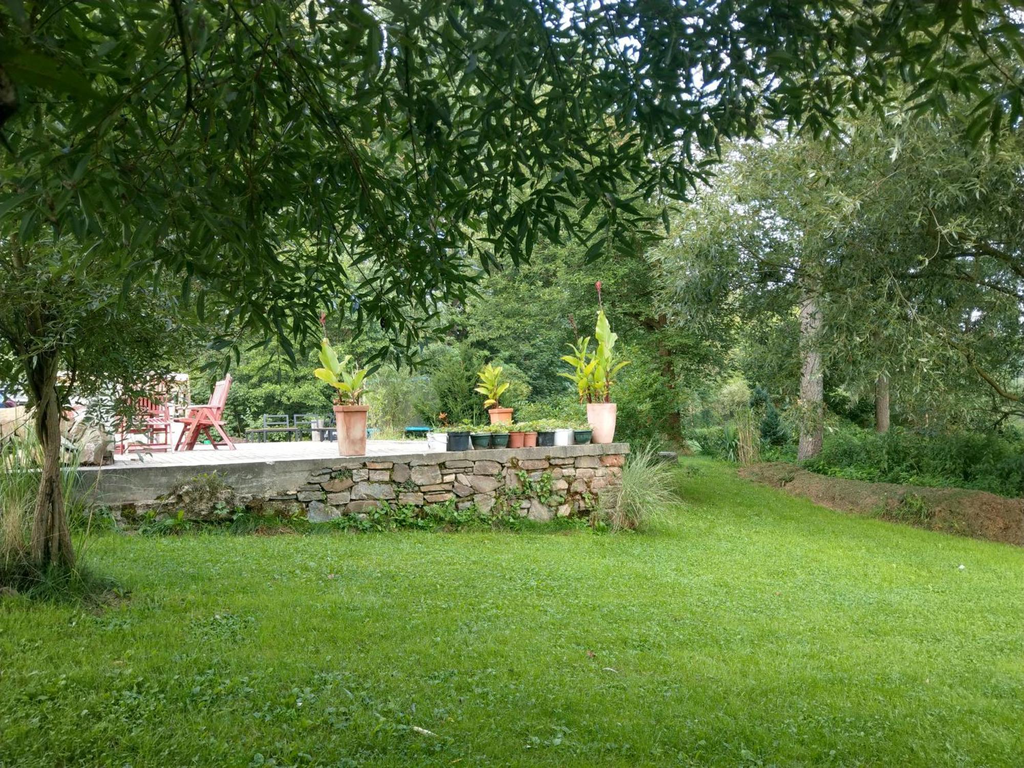 Wald-Apartment Limabach - Oberfrohna Buitenkant foto