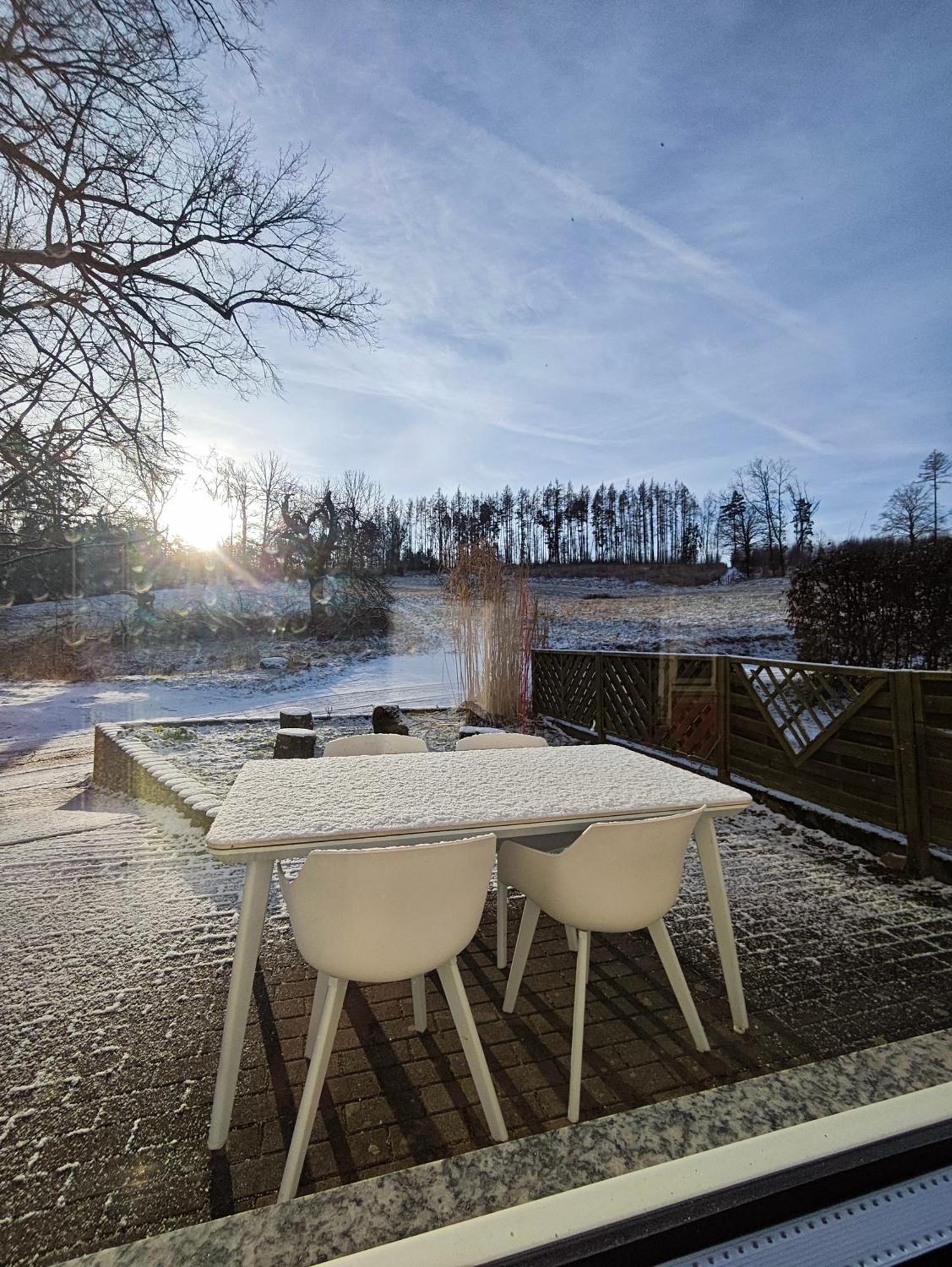 Wald-Apartment Limabach - Oberfrohna Buitenkant foto